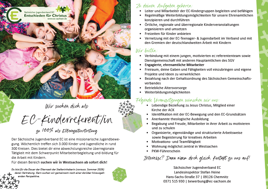 Stellenausschreibung_Kinderreferent Stellenausschreibung_Kinderreferent